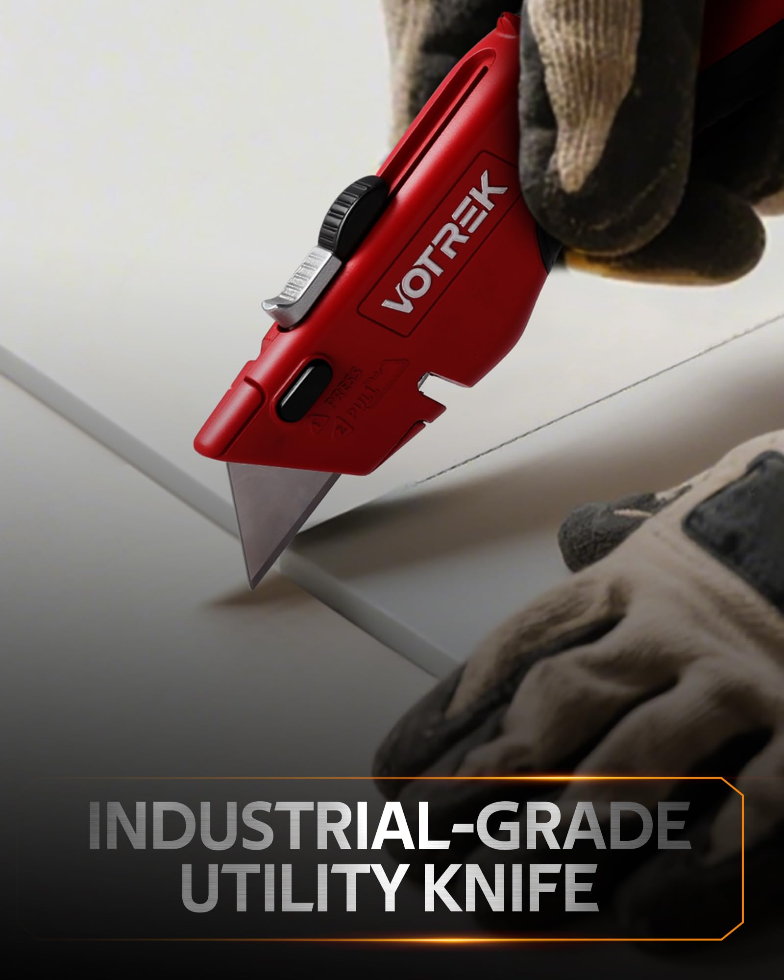 VOTREK box cutter versatility for many home and workshop tasks.