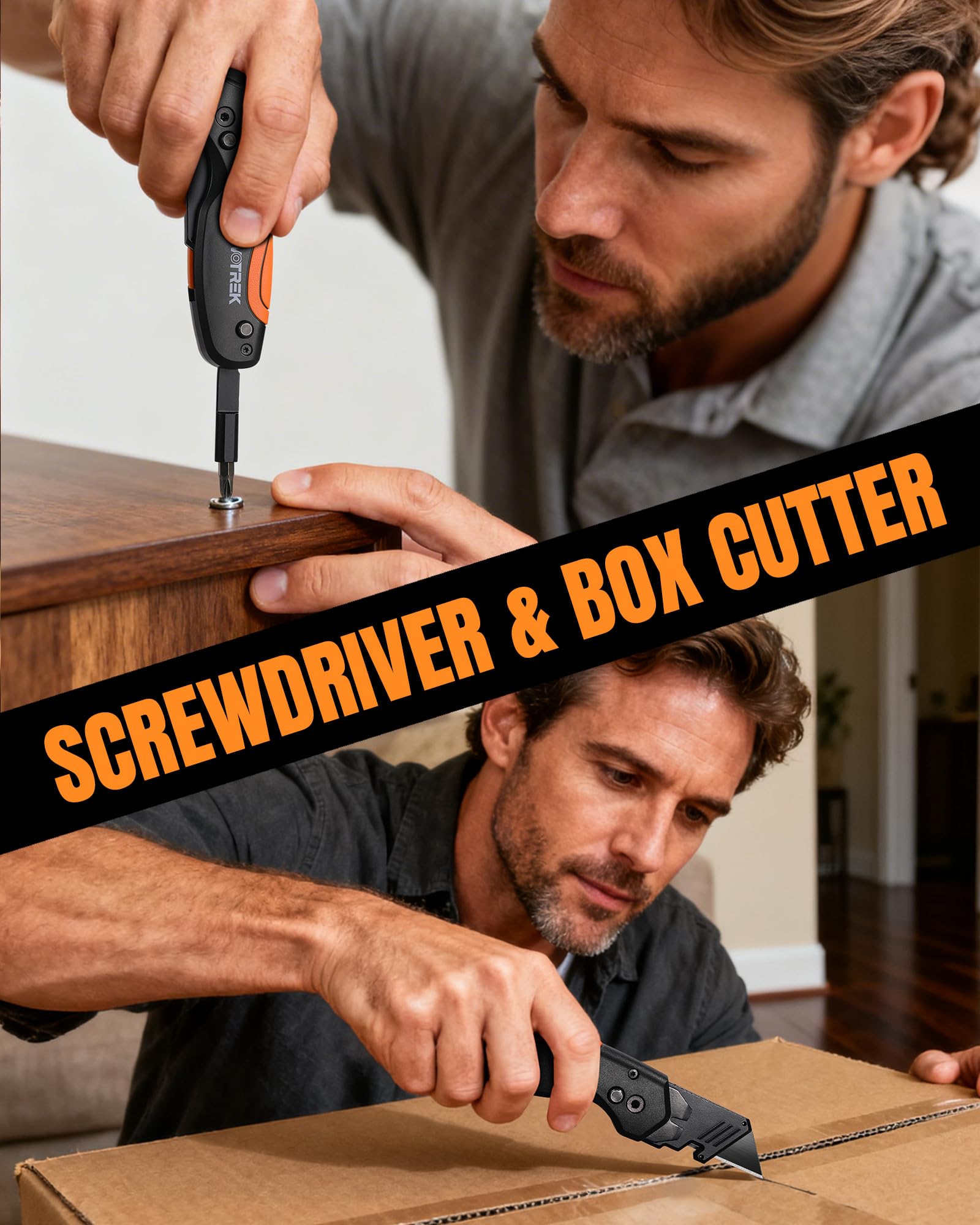 Built-in blade storage keeps blades organized and ready.