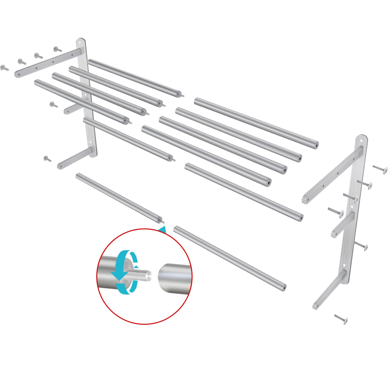 VOTZAAQ bathroom organization shelf for versatile towel storage