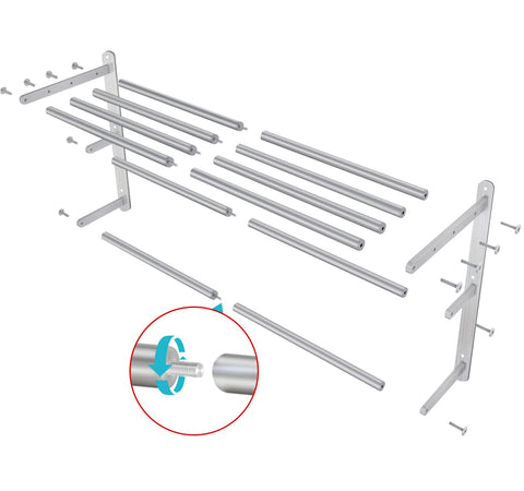 VOTZAAQ bathroom organization shelf for versatile towel storage