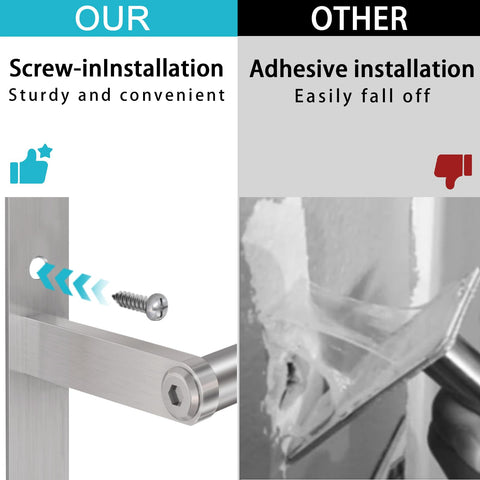 VOTZAAQ wall-mounted towel rack saves space in compact bathrooms