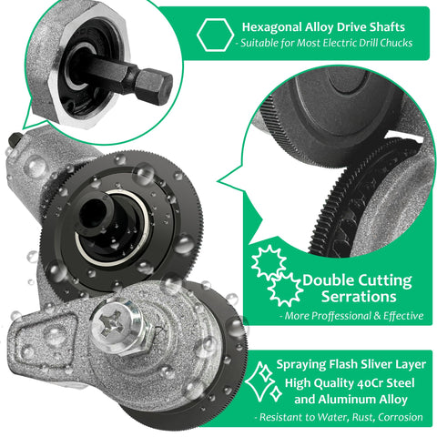 VOUSXLLEZ adapter handle compatible design enables use with a variety of drills