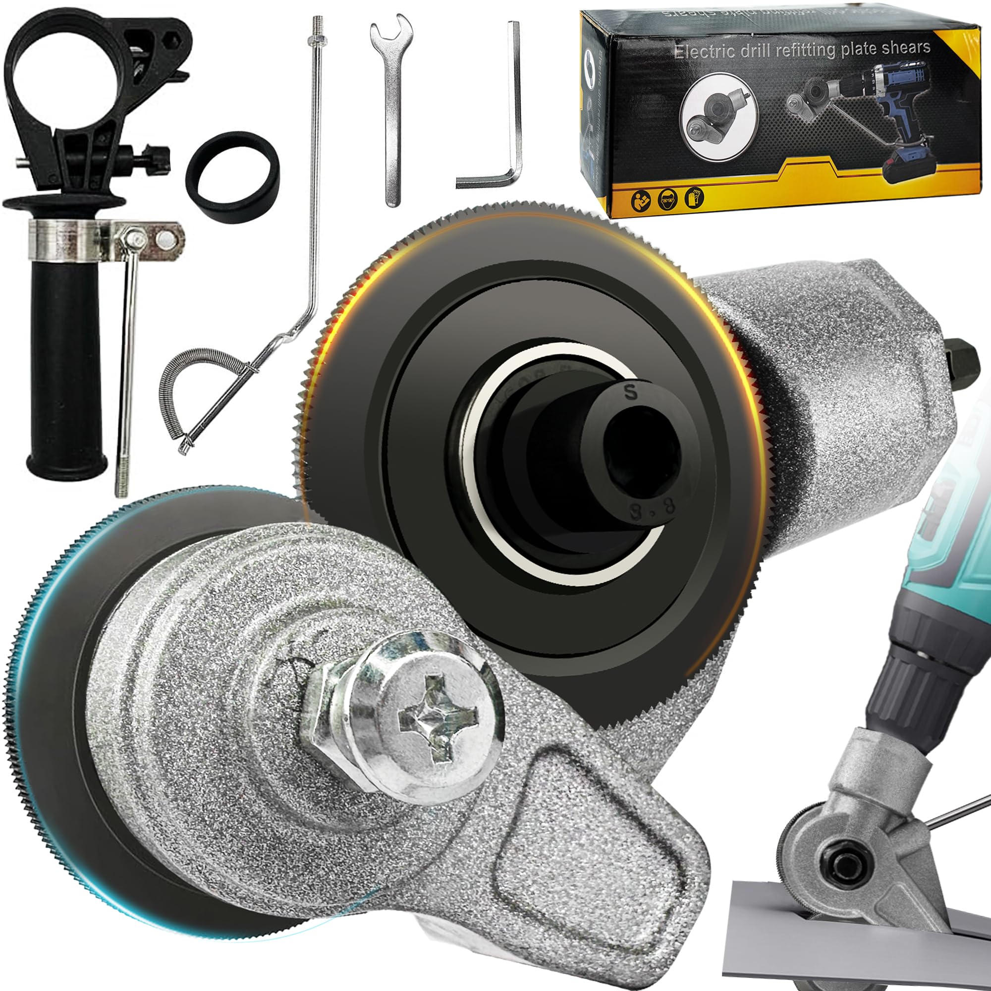 VOUSXLLEZ upgraded drill plate cutter front wheel enables smoother cuts