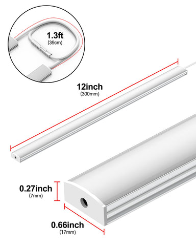 Vovamo UNO-LK energy-saving 7W LED light bar in use