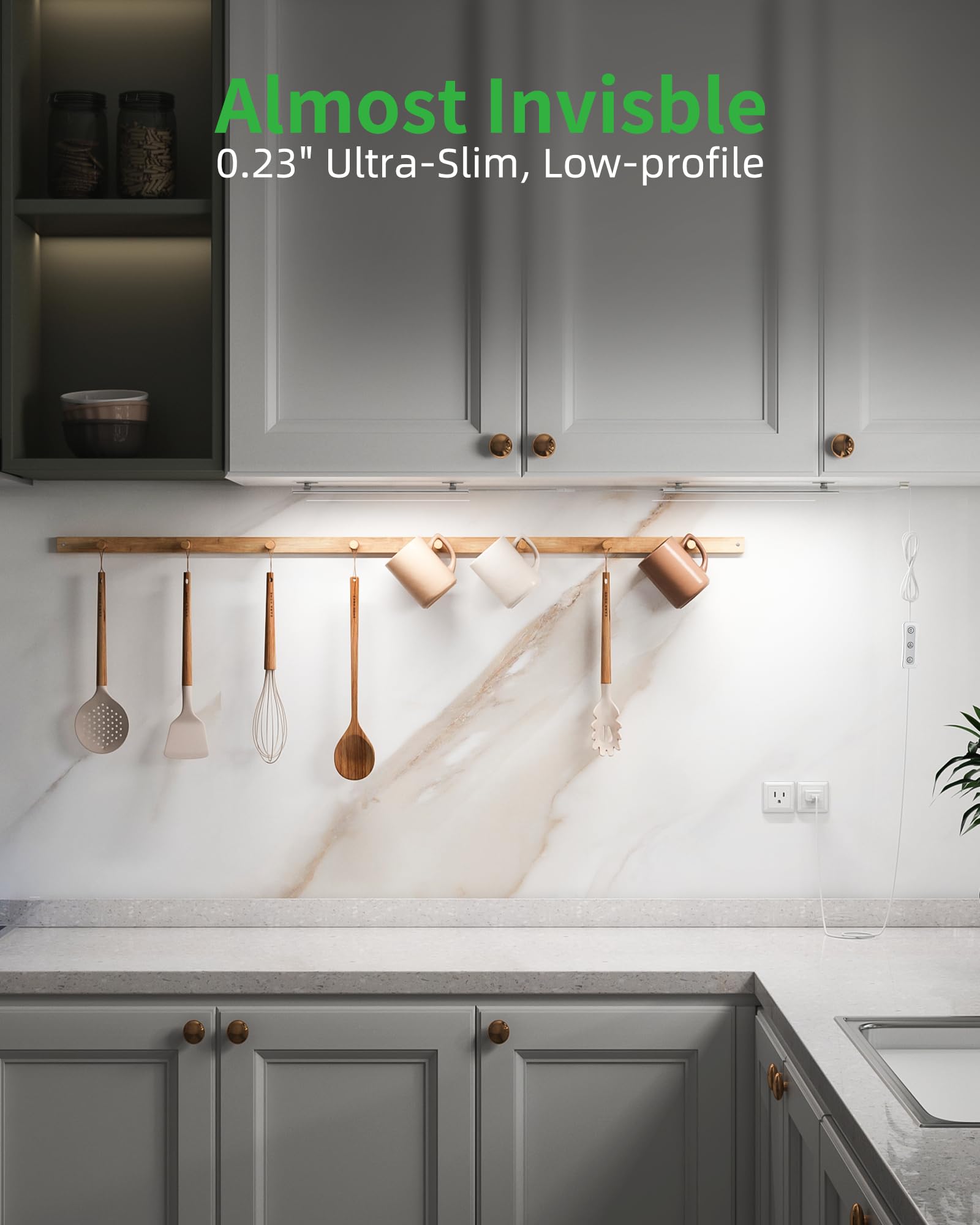 Vovamo UNO-LK 6000K cold white LED closet light illumination