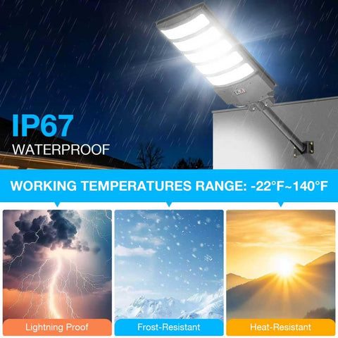 VowelsOne dusk-to-dawn operation enables overnight security lighting.