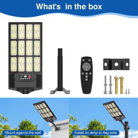 VowelsOne solar street light abs-body promises durable, heat and cold resilience.