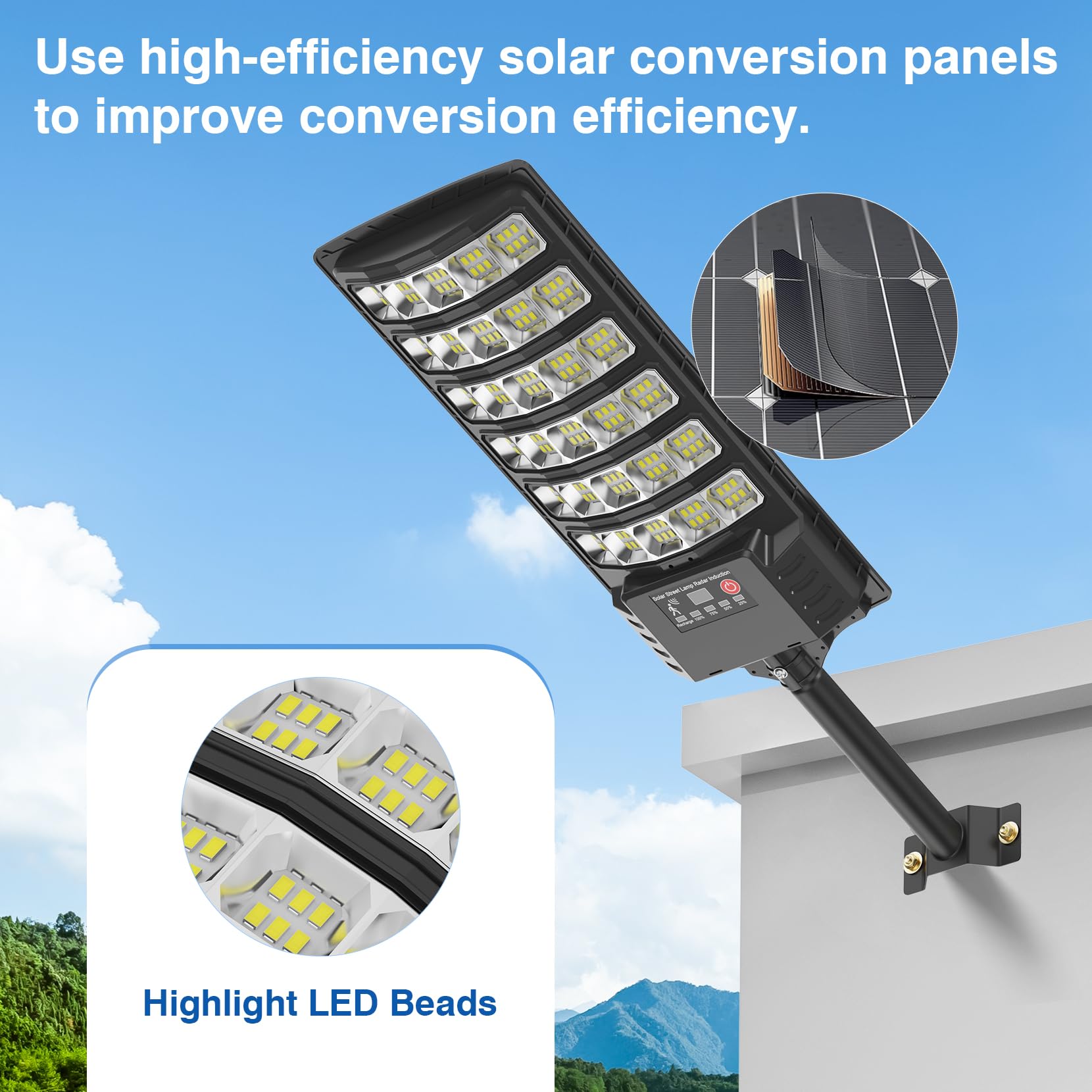 VowelsOne high-capacity battery powering long-lasting nighttime light