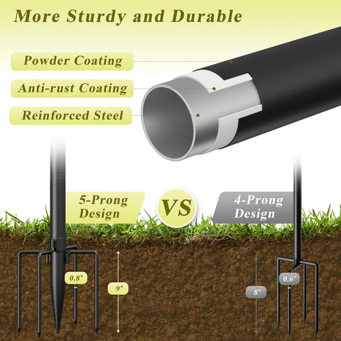 Voxelure heavy-duty metal structure resists bending in all weather