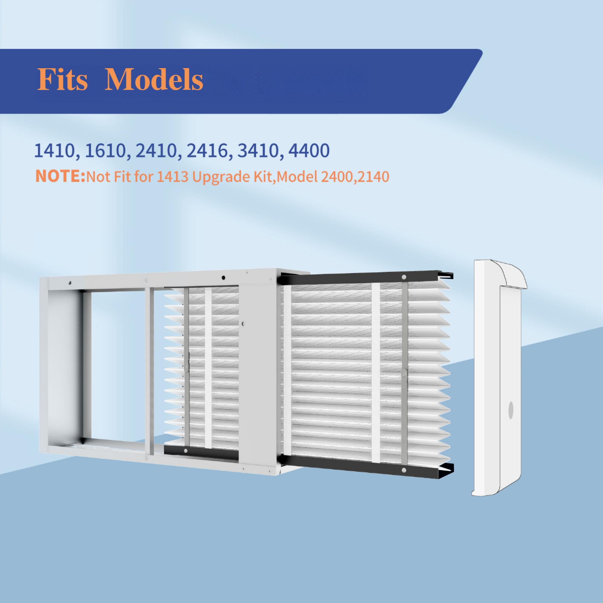  VOYAR 413 replacement filter aligned with Aprilaire models for seamless fit.