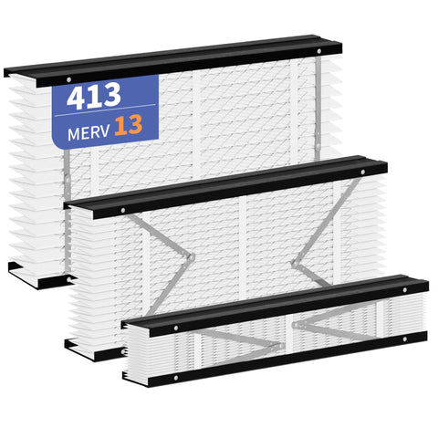 VOYAR 413 filter showing foldable design for easy installation and secure sealing.