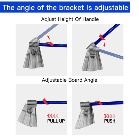 VOYAR Bull Float round-end design reduces curling and improves surface uniformity.