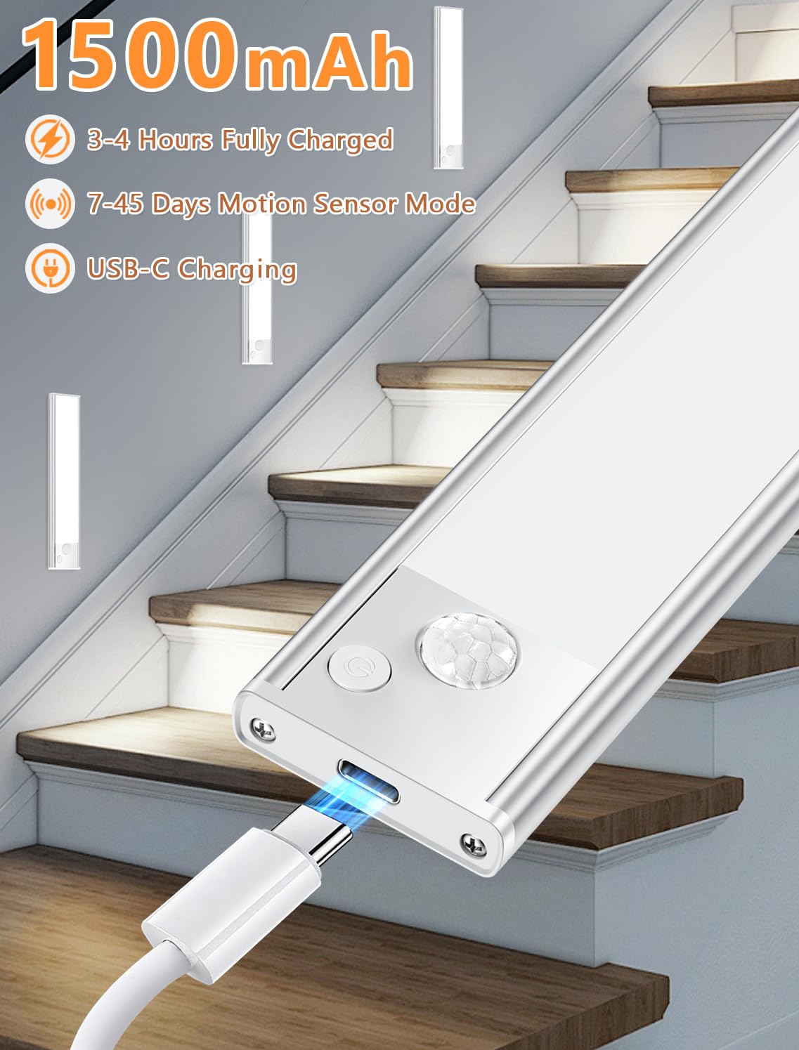 VOZUJI magnetic and adhesive mounting for easy installation