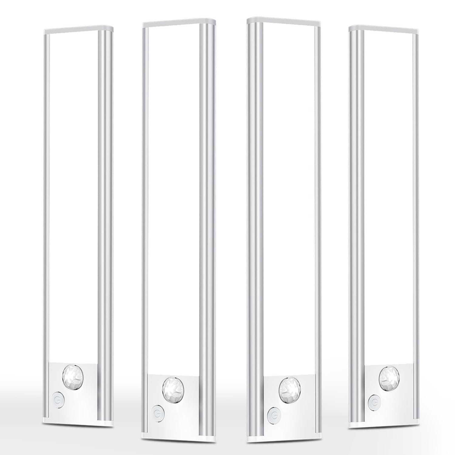 VOZUJI 8-inch under-cabinet light with seamless dimming on a kitchen counter