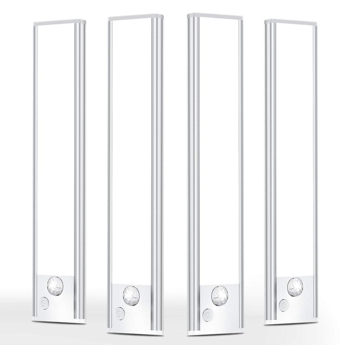 VOZUJI 8-inch under-cabinet light with seamless dimming on a kitchen counter