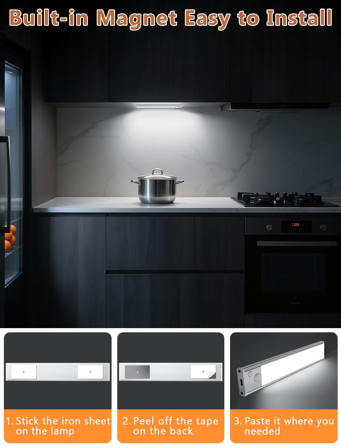 VOZUJI lighting ideal for garage, pantry, closet, and photography