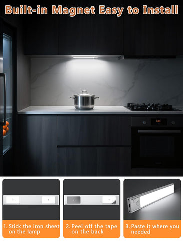 VOZUJI lighting ideal for garage, pantry, closet, and photography