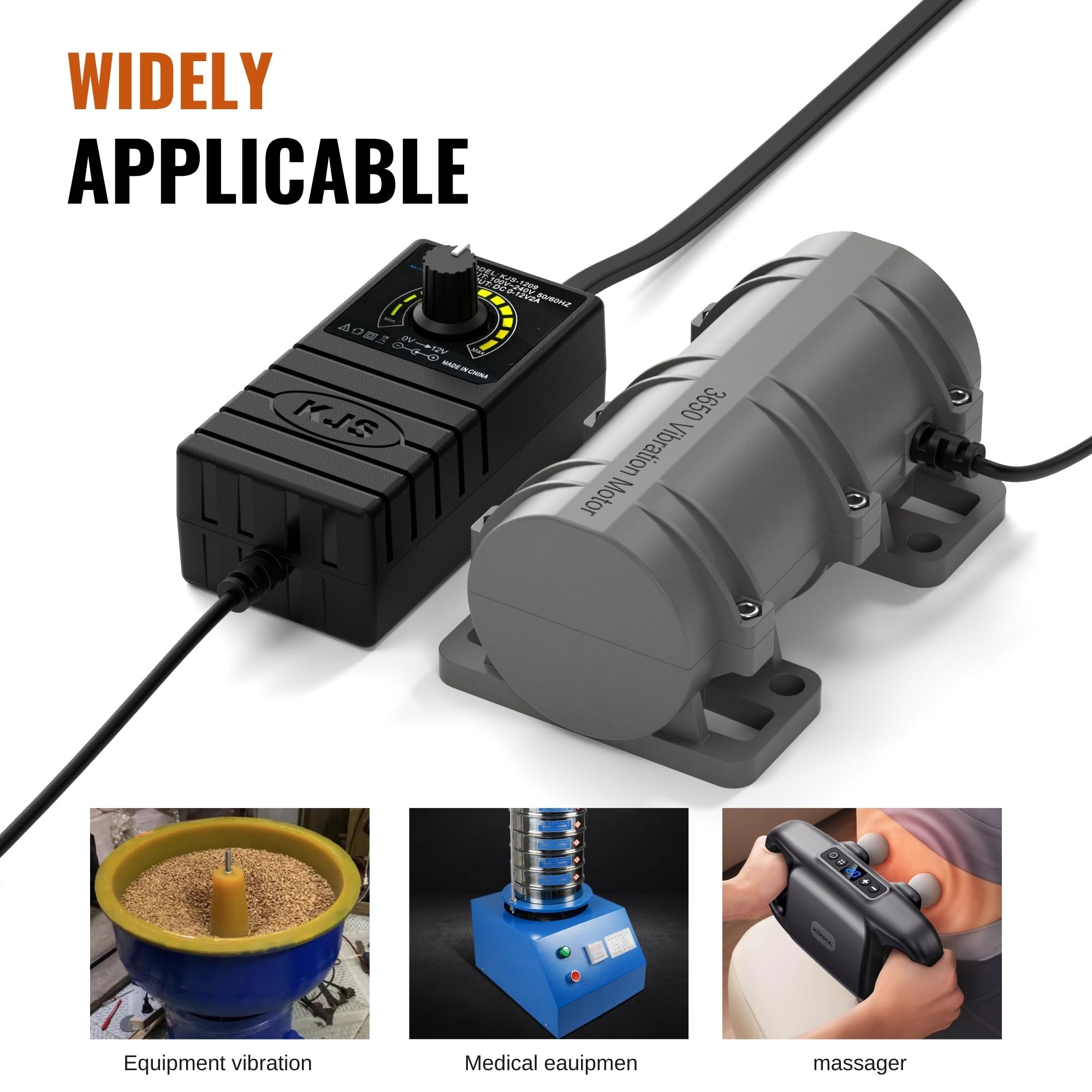 VQP adjustable power supply unit for precise speed control