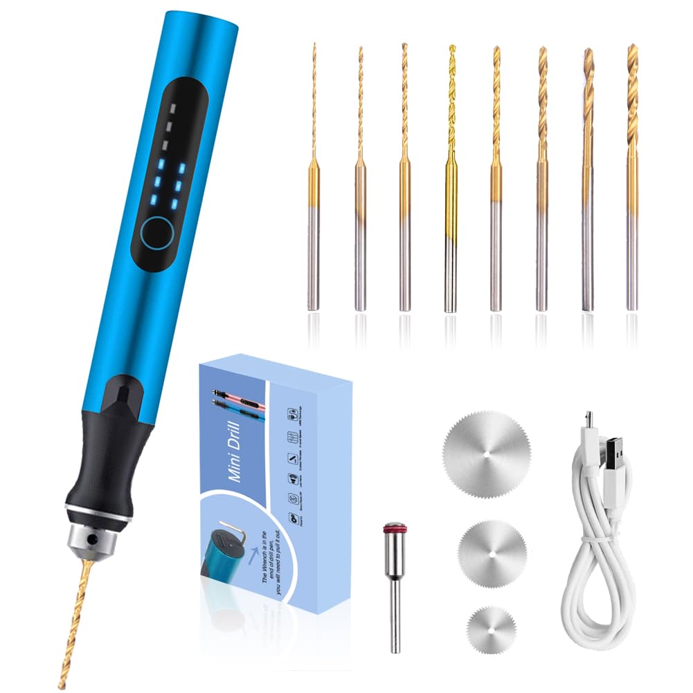 VQVYBXN drill-pen on workbench enables precise, delicate resin jewelry work.