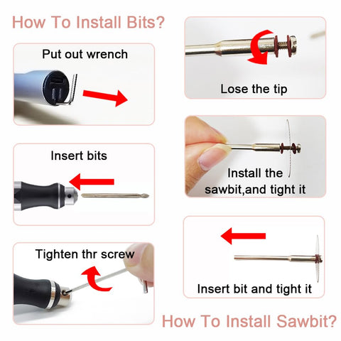 VQVYBXN easy bit changes for quick switches during crafting.