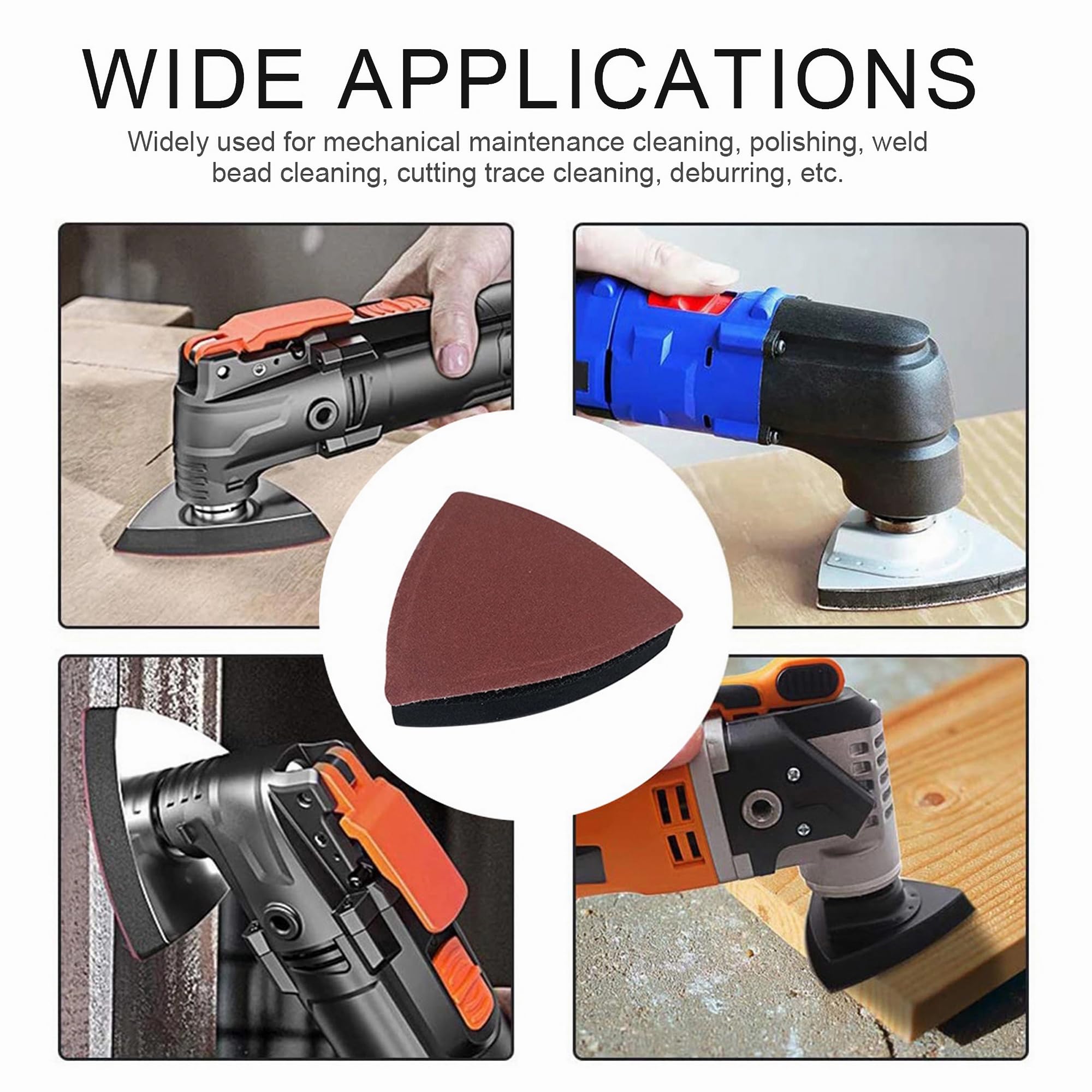 VRKET broad compatibility for wood, metal, glass, and plastic refinishing projects