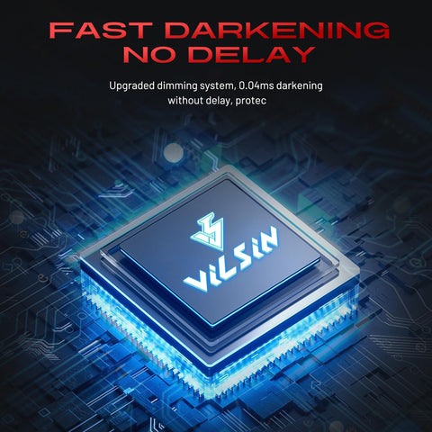 VS VILSIN helmet supports plasma cutting, TIG, MIG and grinding