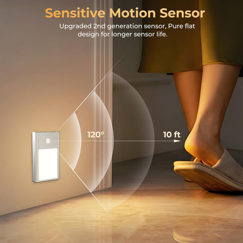 VST Motion Sensor Step Light – magnetic installation with screw-free mounting.