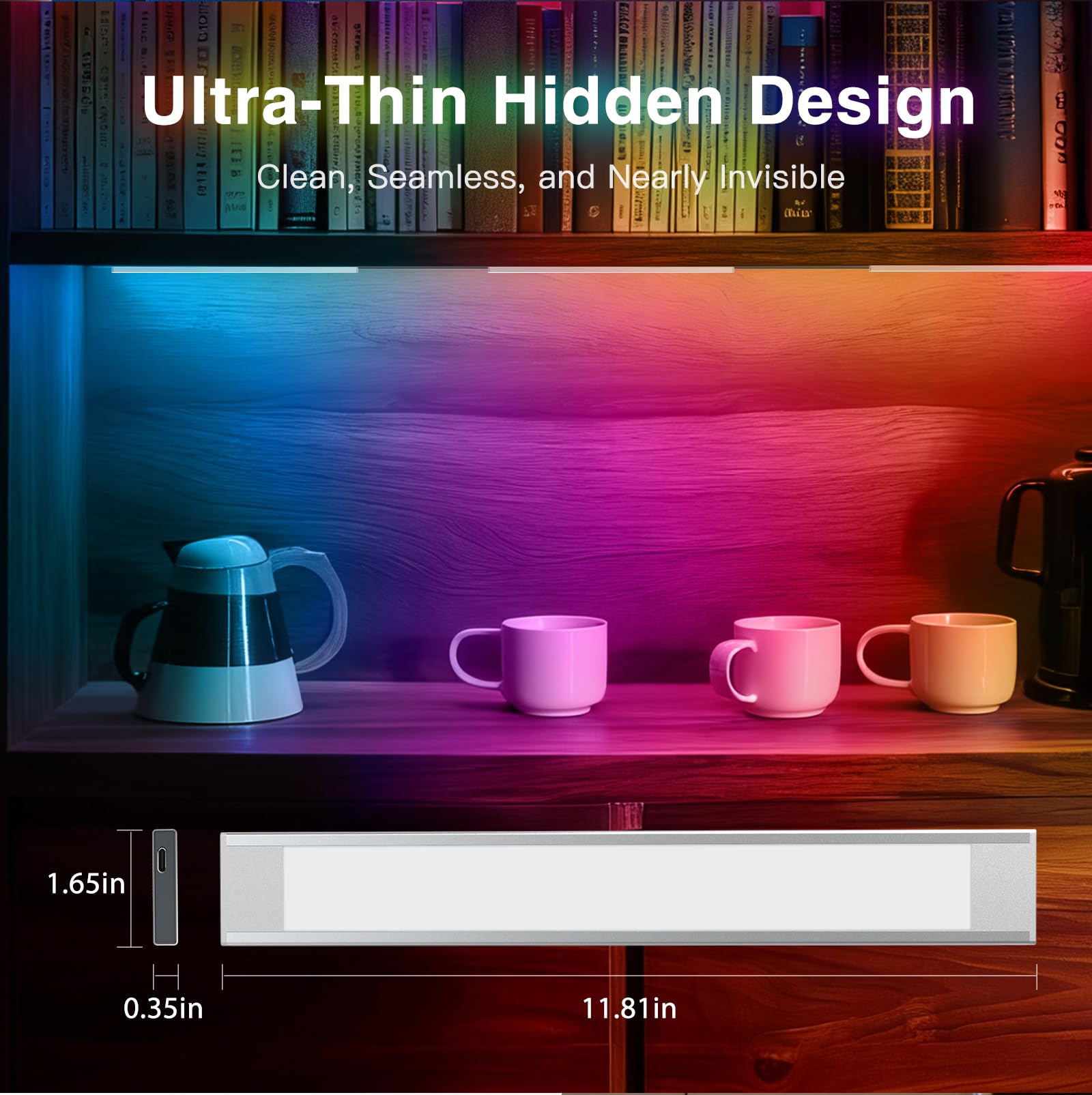 VST white light with full dimming for kitchen tasks