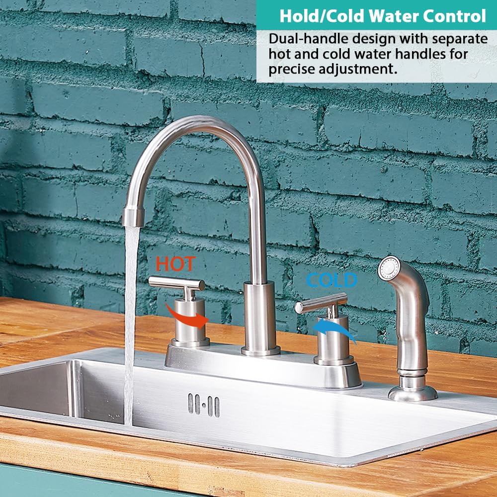 Vsunhoo TDLKF024L high-arc spout offers tall-pot clearance