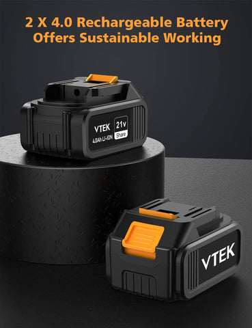 VTEK battery charger set keeps you ready to work