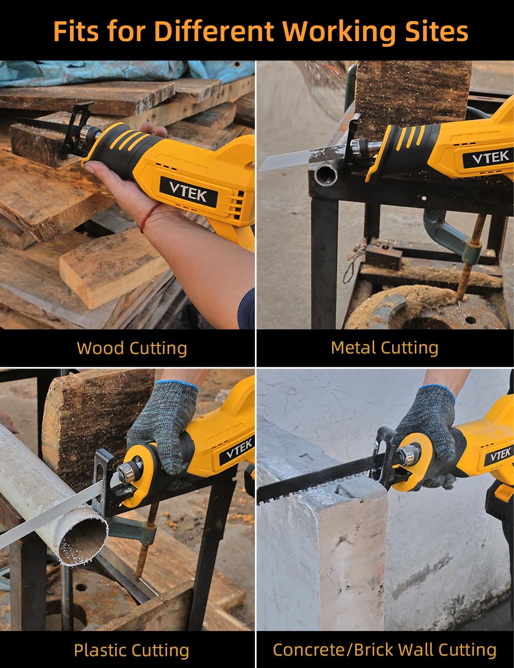 VTEK tool free blade change enables quick blade swaps