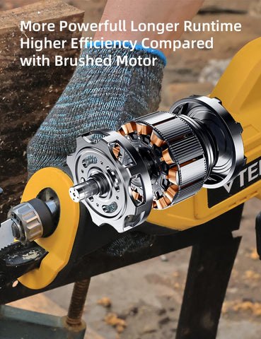 VTEK metal cutting with adjustable speed delivers clean cuts