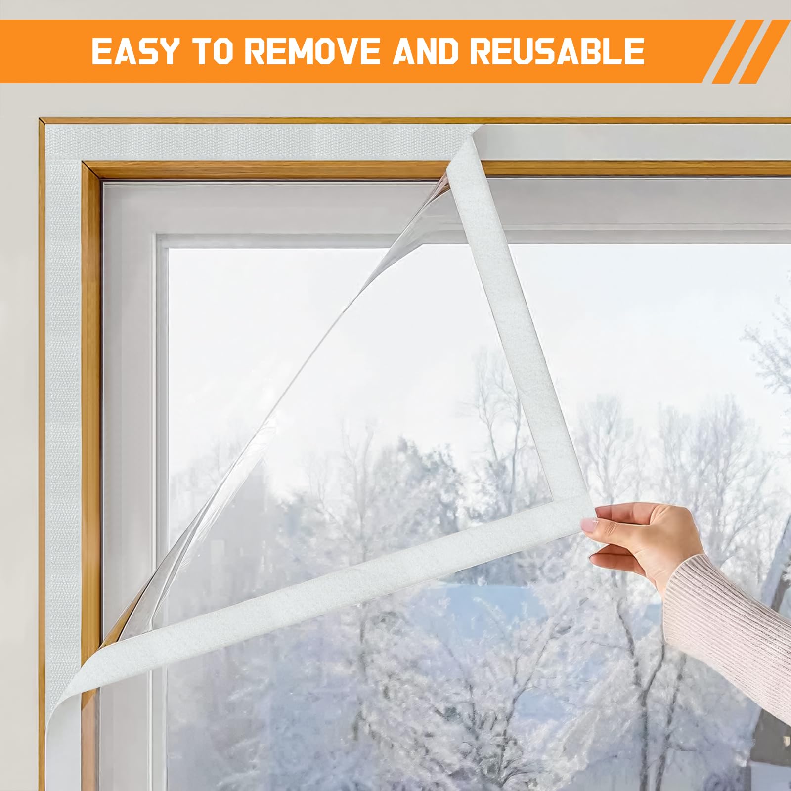 Vteyeya crystal-clear window film preserves your outside view.
