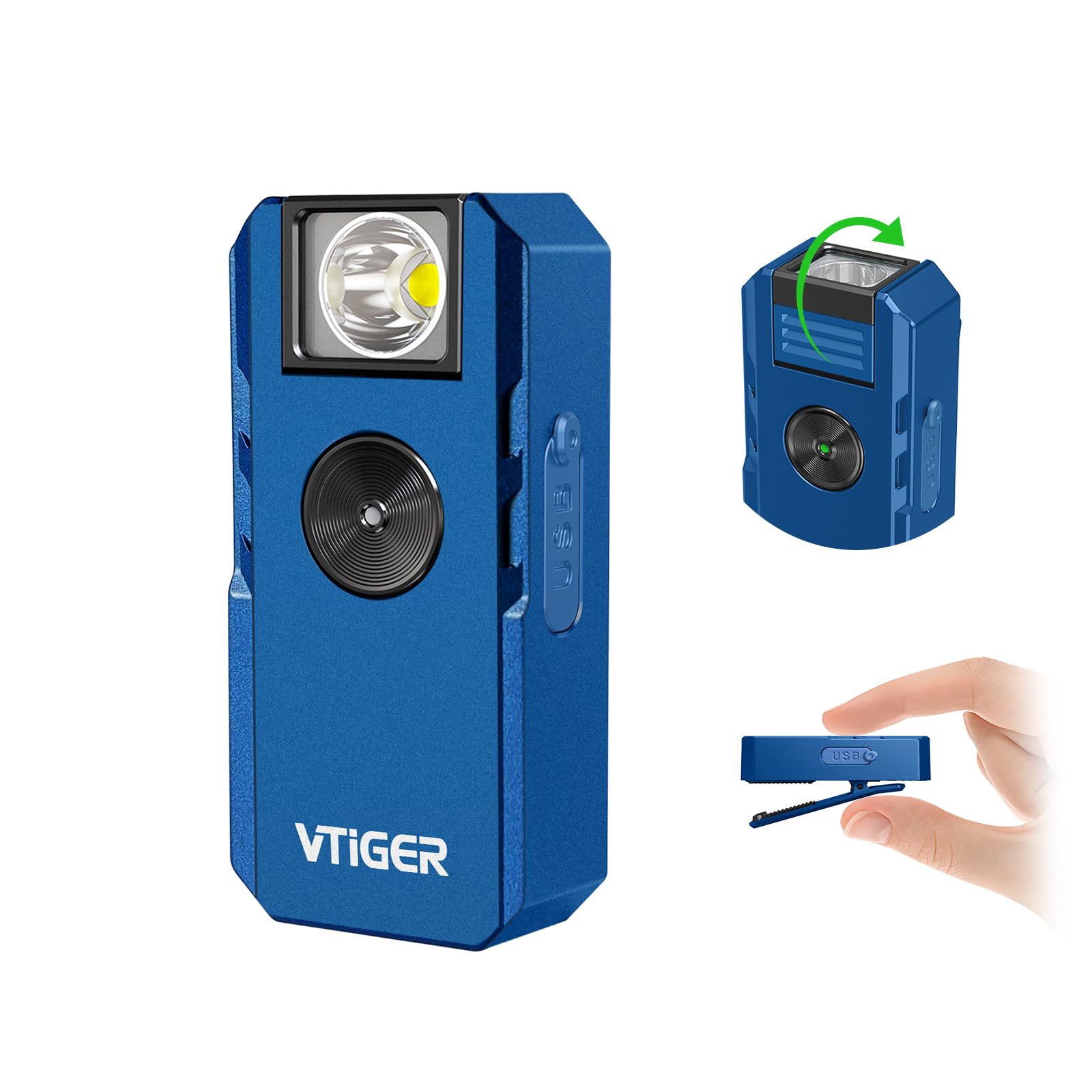 VTIGER C1 LumiCube ultra-bright beam for clear visibility on the go