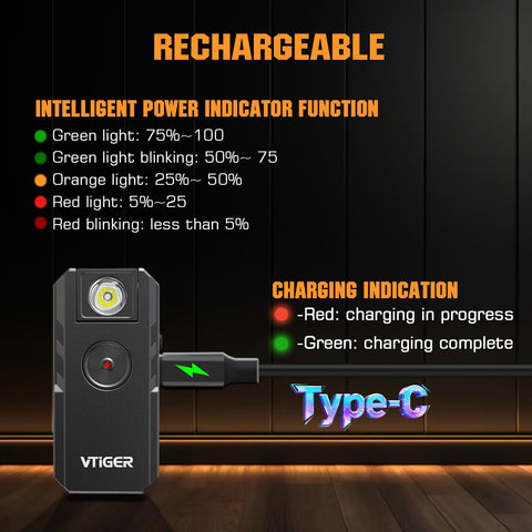 VTIGER C1 pocket light ideal for cycling, repairs, camping, and emergencies
