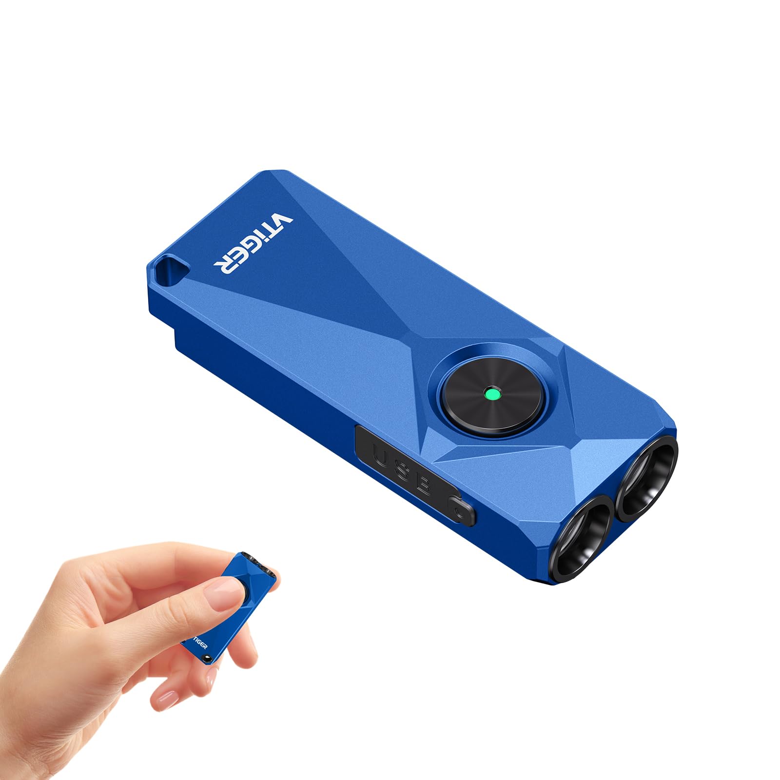 VTIGER K1 800-lumen keychain light delivers bright, compact illumination for everyday carry.