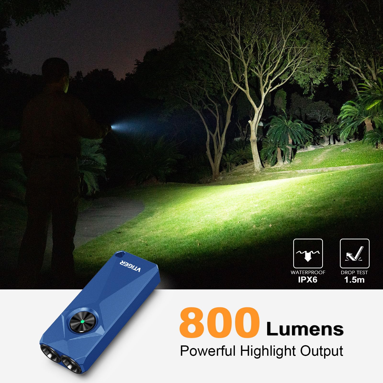 Lock feature prevents accidental drain, keeping power ready when needed.
