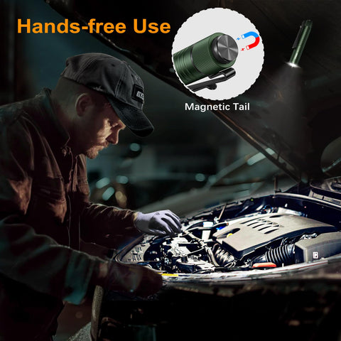VTIGER T1A dual-direction clip and magnet enabling hands-free use