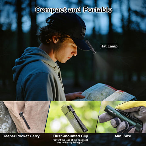 VTIGER T1A durable hard-anodized aluminum body designed for rugged outdoor use