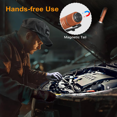 VTIGER T1A magnetic tail for hands-free operation in workshops