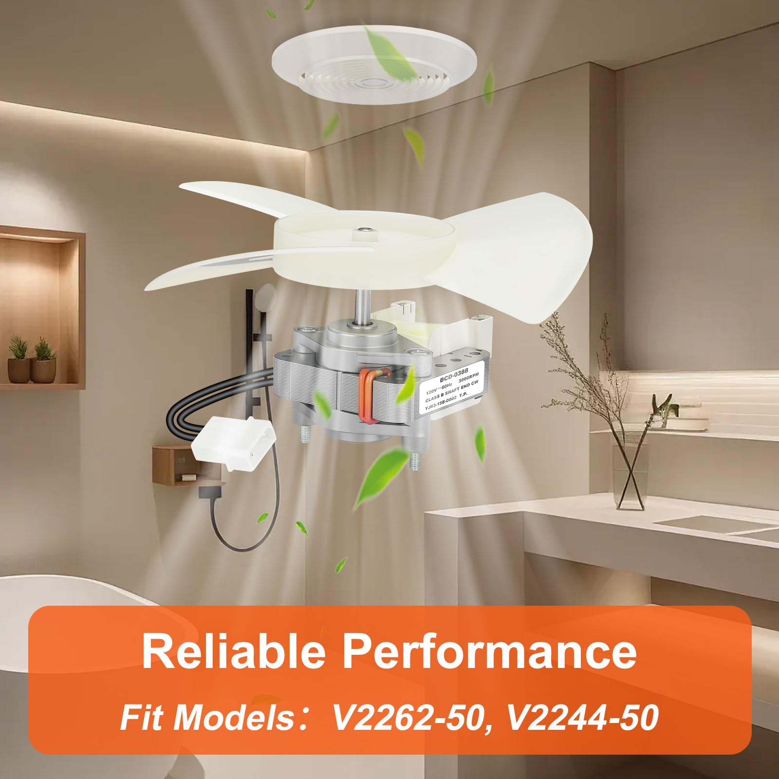 VTNPQ BCD-0388 delivers 50 CFM airflow for efficient ventilation.