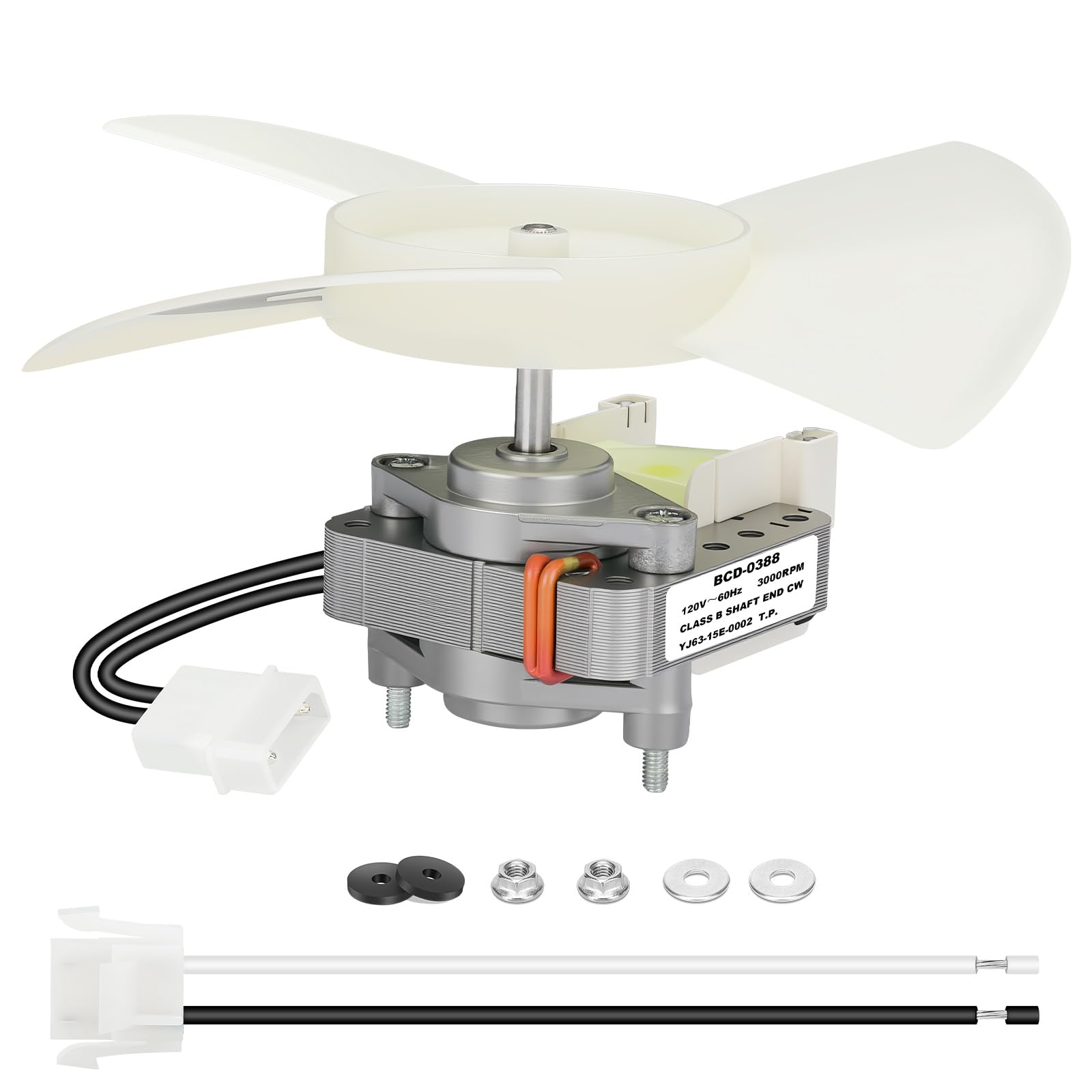 VTNPQ BCD-0388 motor and blade assembly for reliable ceiling exhaust replacement.