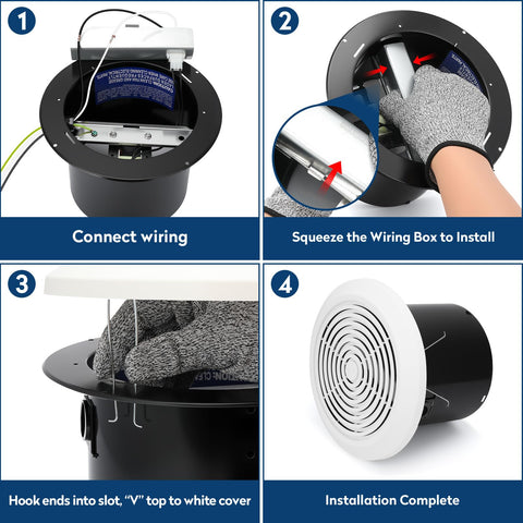 VTNPQ V2262-50 prewired installation makes DIY setup quick and tool-free
