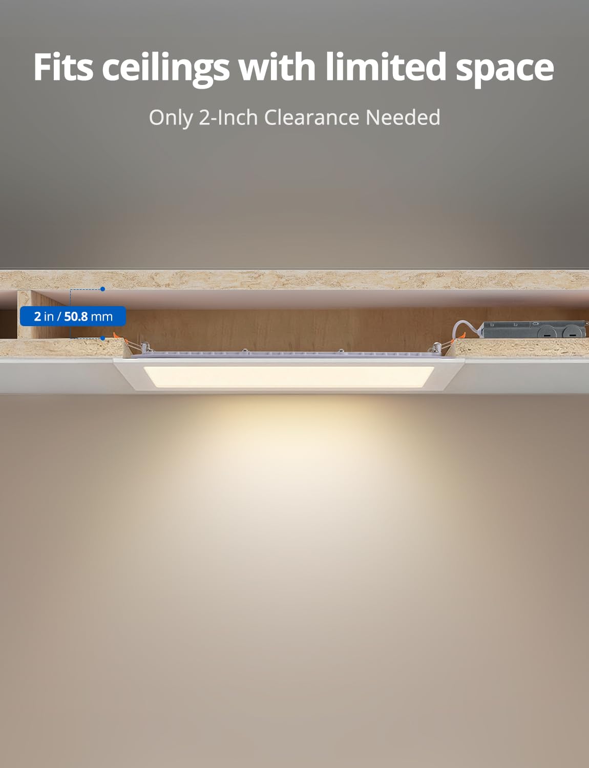 Vtuik 5CCT switchable downlight for warm to daylight ambiance