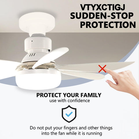 VTYXCTIGJ E26 base quick-install with easy blade assembly.