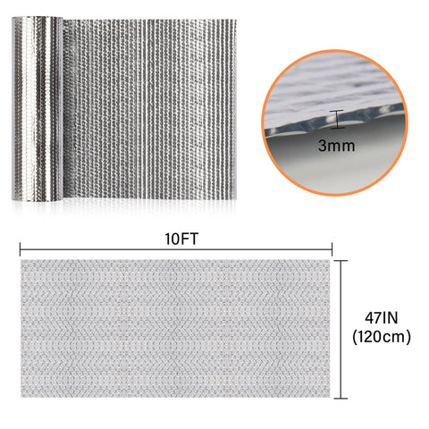 VUAOHIY bubble aluminum film highlights the insulation layer for heat control.