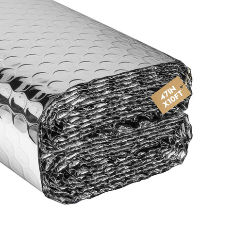 VUAOHIY double reflective roll showing multi-layer aluminum design for insulation performance.