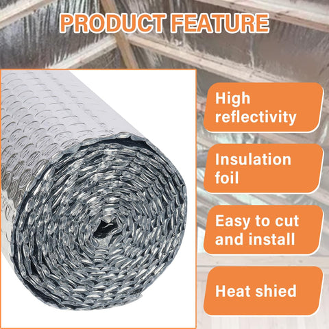 VUAOHIY insulation wrapped around pipes and tanks to limit heat transfer.