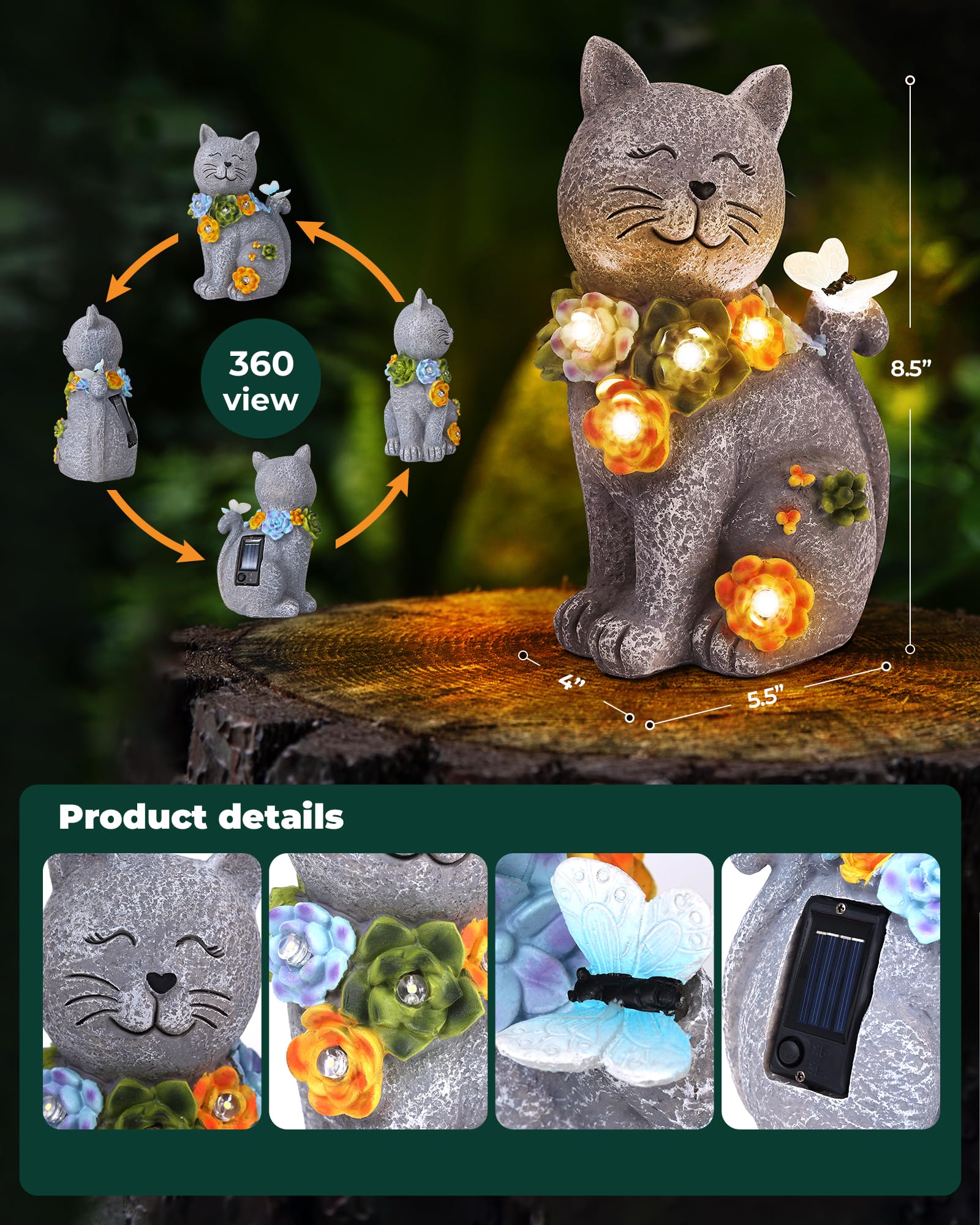 Vuees solar lights create a warm yard ambiance for gatherings.
