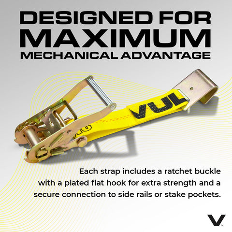 VULCAN smooth O-rings reduce strap wear during use